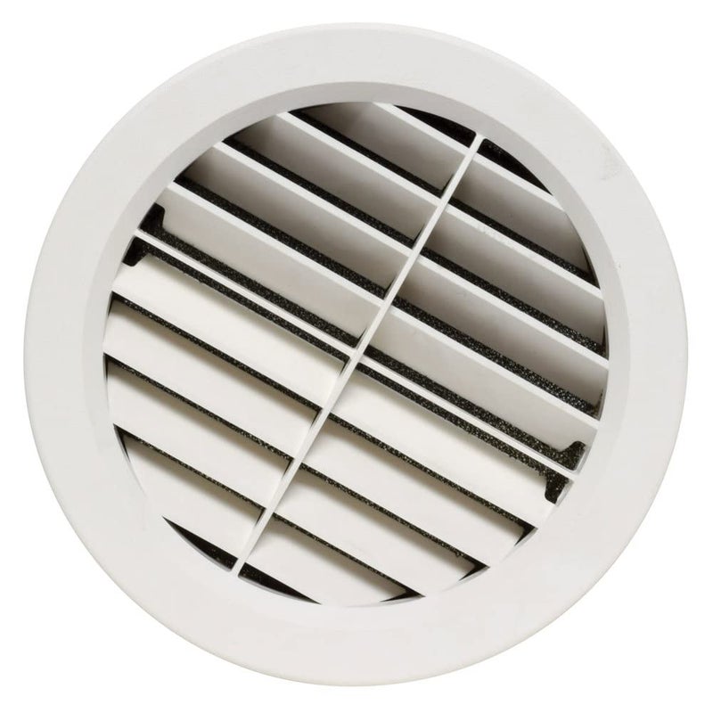 Valterra A10-3361VP Air Return Vent with 360Â° Rotation & Removable/Washable Foam Filter - 5-5/8" ID x 6-7/8" & Collar Extension: 7/8" to 1-1/2", Beige - Image 1